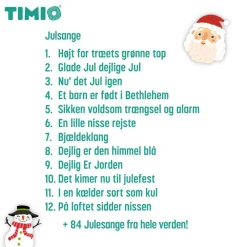 Legetøj Til Ferien|Jul<TIMIO tilbehør - Disc m. julesange