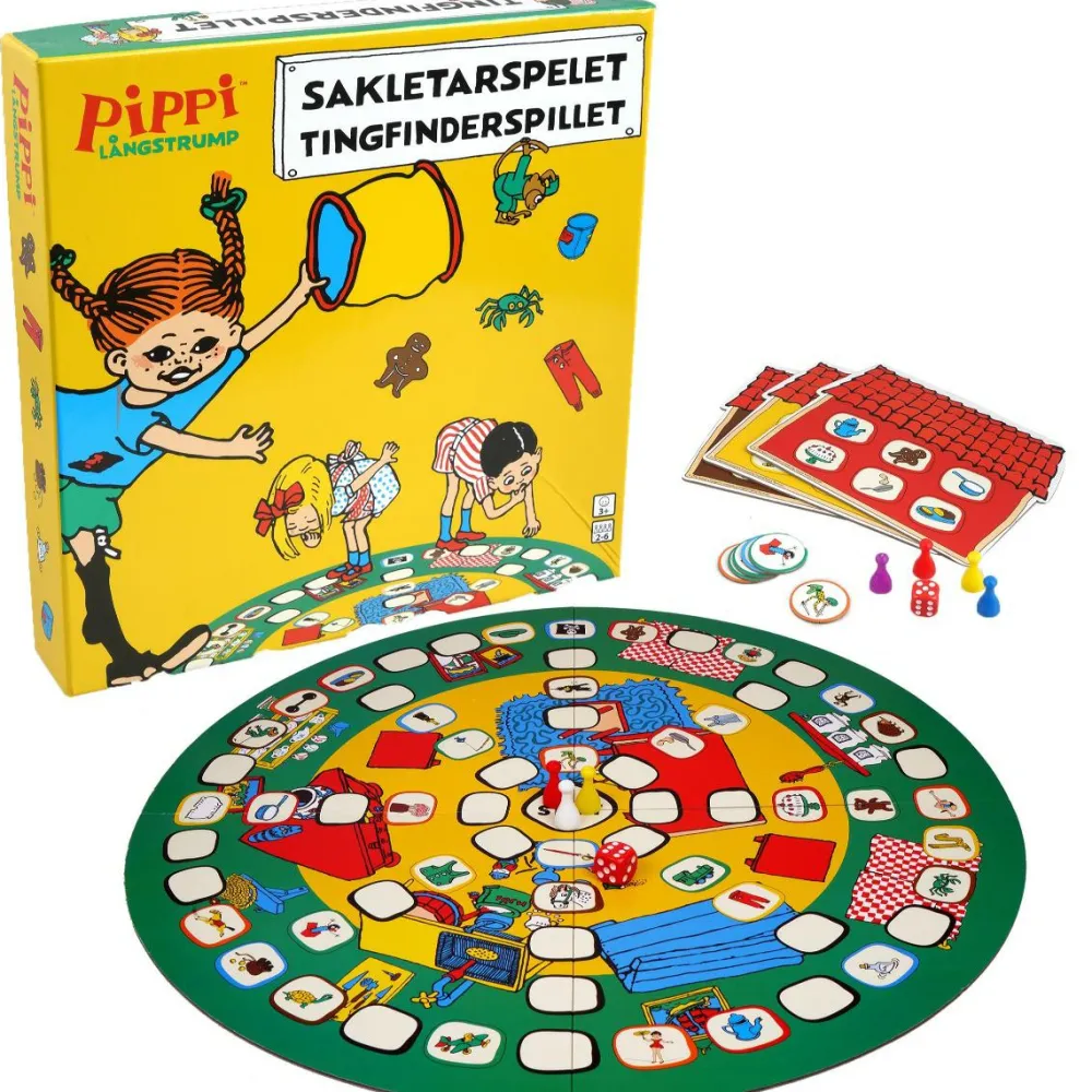 Spil< Tingfinderspillet - Pippi Langstrømpe