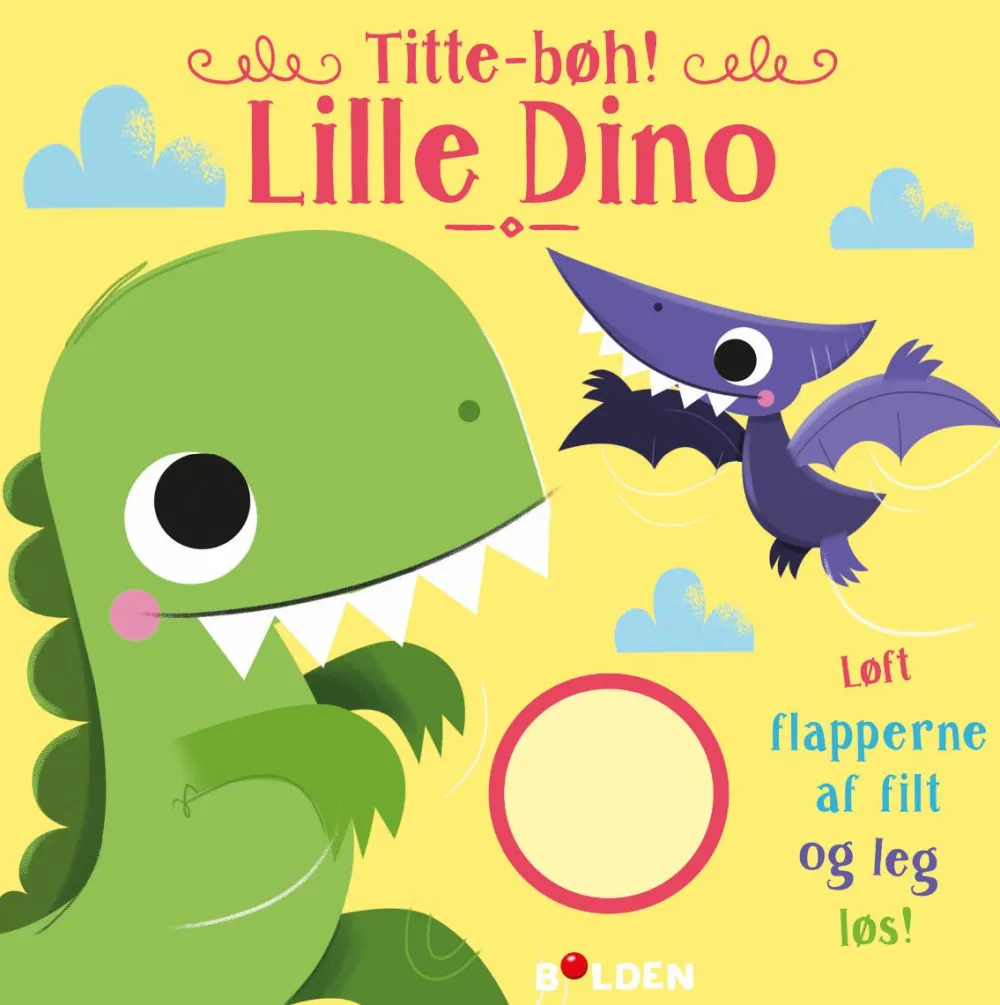 Dinosaur Legetøj|Børnebøger<Forlaget Bolden Titte-bøh! Lille Dino