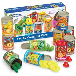 Logik & Talforståelse|Sprog & Leg<Learning Resources Tælle og sorteringssæt - Dåser