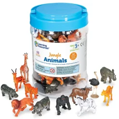 Logik & Talforståelse|Matematik & Leg<Learning Resources Tæl & Sorter - Jungledyr, 60 dele