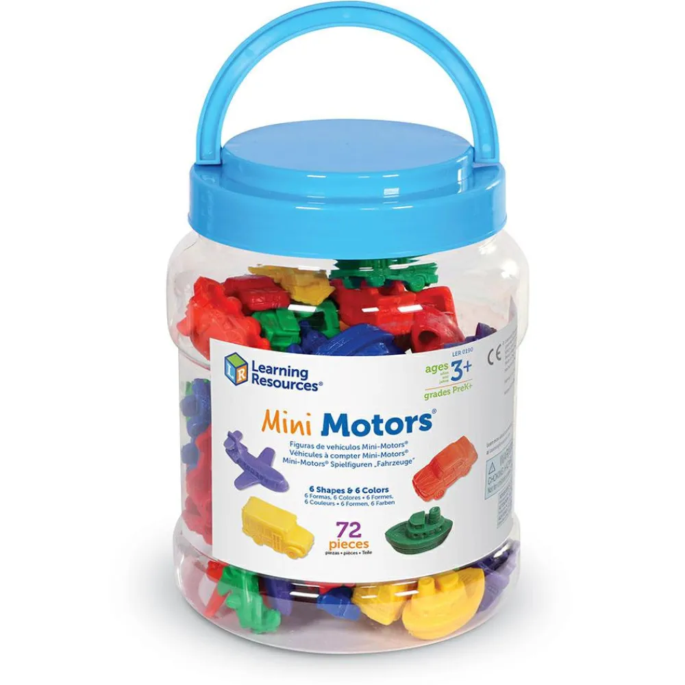 Logik & Talforståelse|Matematik & Leg<Learning Resources Tæl & Sorter - Transport, 72 dele