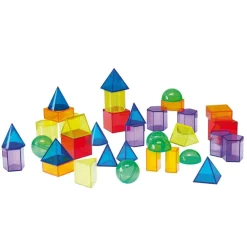 Lysborde|Bliv Forundret<tickit® Transparente geometriske former, 36 stk