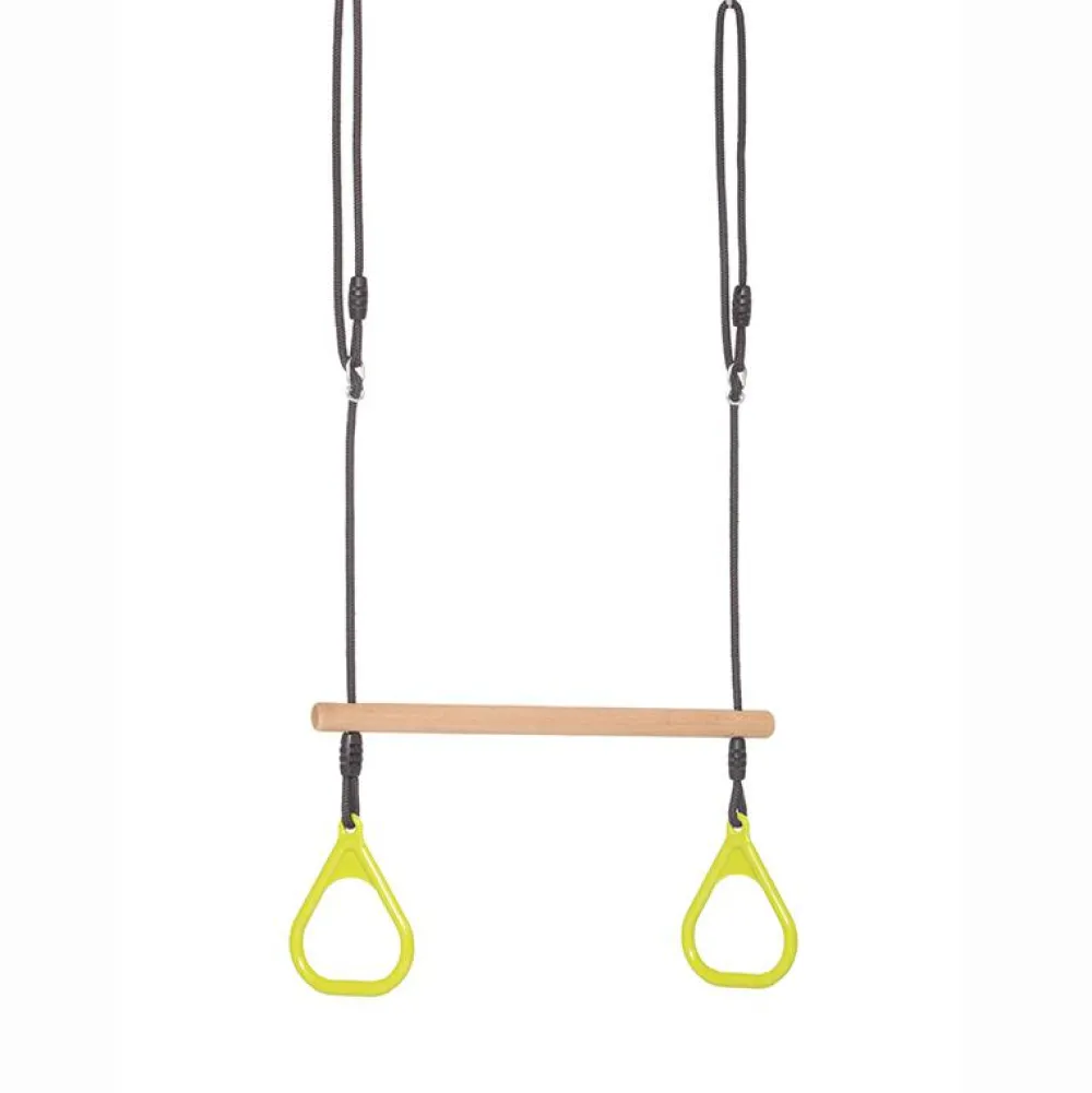 Gynger<DICE Trapezgynge m. ringe - Lime (sort reb)