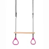 Gynger<DICE Trapezgynge m. ringe - Pink (sort reb)