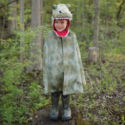 Fastelavn|Dinosaur Legetøj<Great Pretenders T-Rex kappe m. klør - Grøn, str. 4-6 år