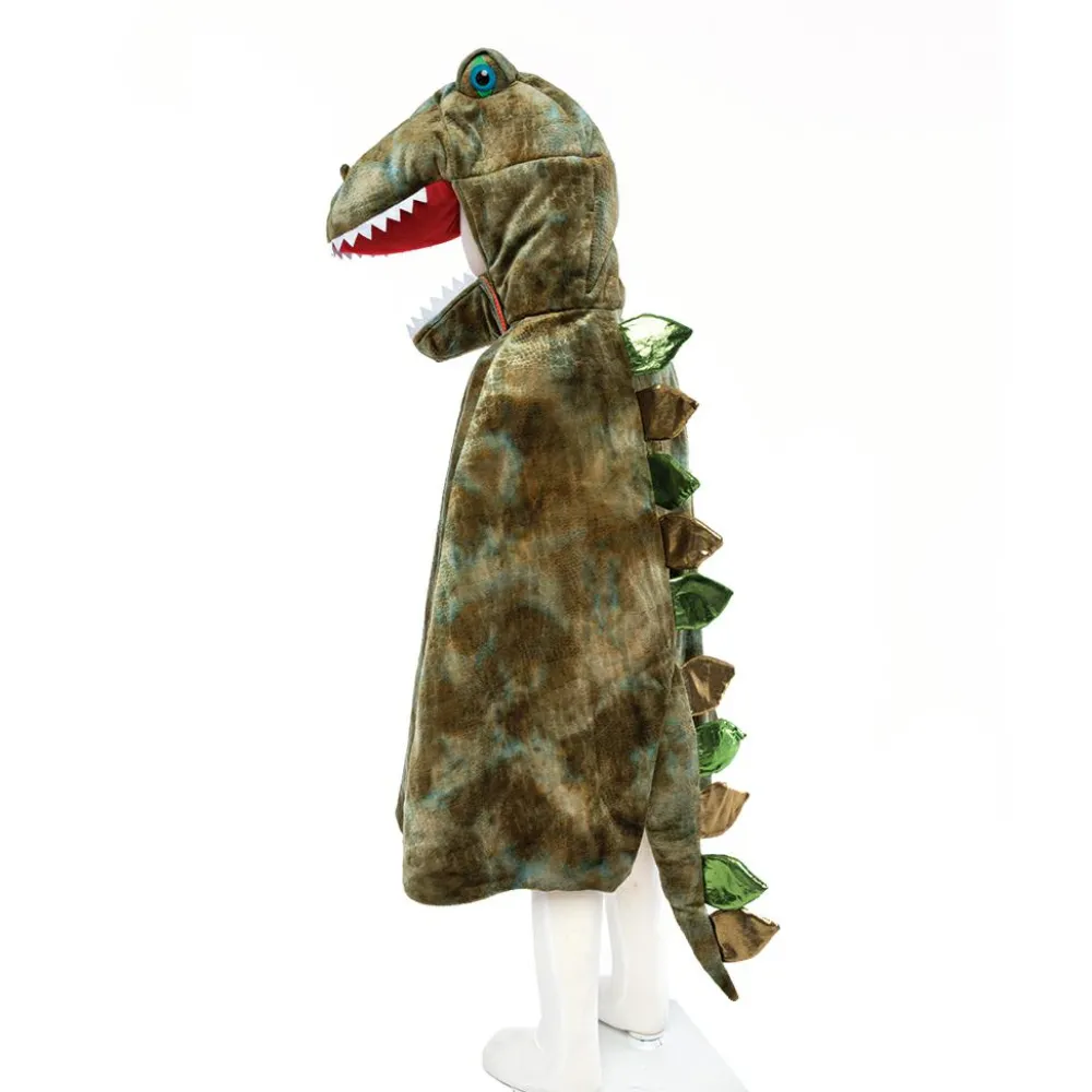 Fastelavn|Dinosaur Legetøj<Great Pretenders T-Rex kappe m. klør - Grøn, str. 4-6 år