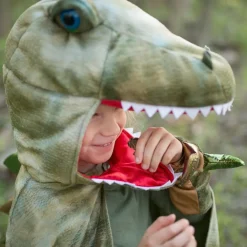 Fastelavn|Dinosaur Legetøj<Great Pretenders T-Rex kappe m. klør - Grøn, str. 4-6 år