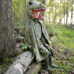 Fastelavn|Dinosaur Legetøj<Great Pretenders T-Rex kappe m. klør - Grøn, str. 4-6 år