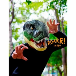 Halloween|Fastelavn<Spiegelburg T-rex maske med lys og lyd
