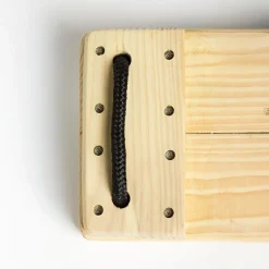 Gynger<DICE Trægynge 44 x 17,5 cm (sort reb)