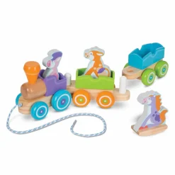 Tumlinge Legetøj<Melissa & Doug Trækkelegetøj - Bondegårdstoget