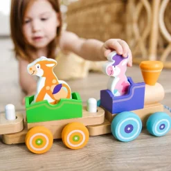 Tumlinge Legetøj<Melissa & Doug Trækkelegetøj - Bondegårdstoget