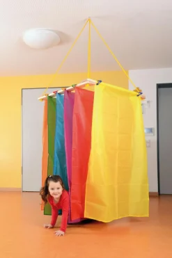 Udeleg|Mindfulness For Børn< Tørklæde i polyester (100 x 145 cm.), 6 stk.