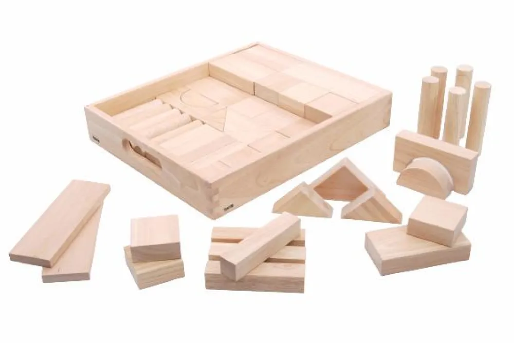 Trælegetøj|Montessori<tickit® Træklodser MEGA, 54 stk