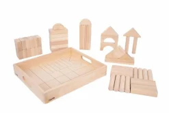 Trælegetøj|Montessori<tickit® Træklodser MEGA, 54 stk