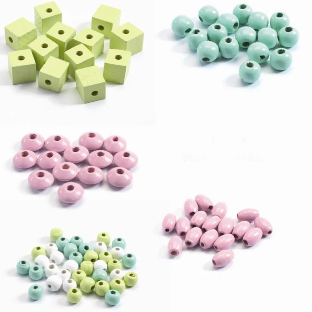 Finmotorik|Påske<Djeco Træperler - Blomster, 450 stk.