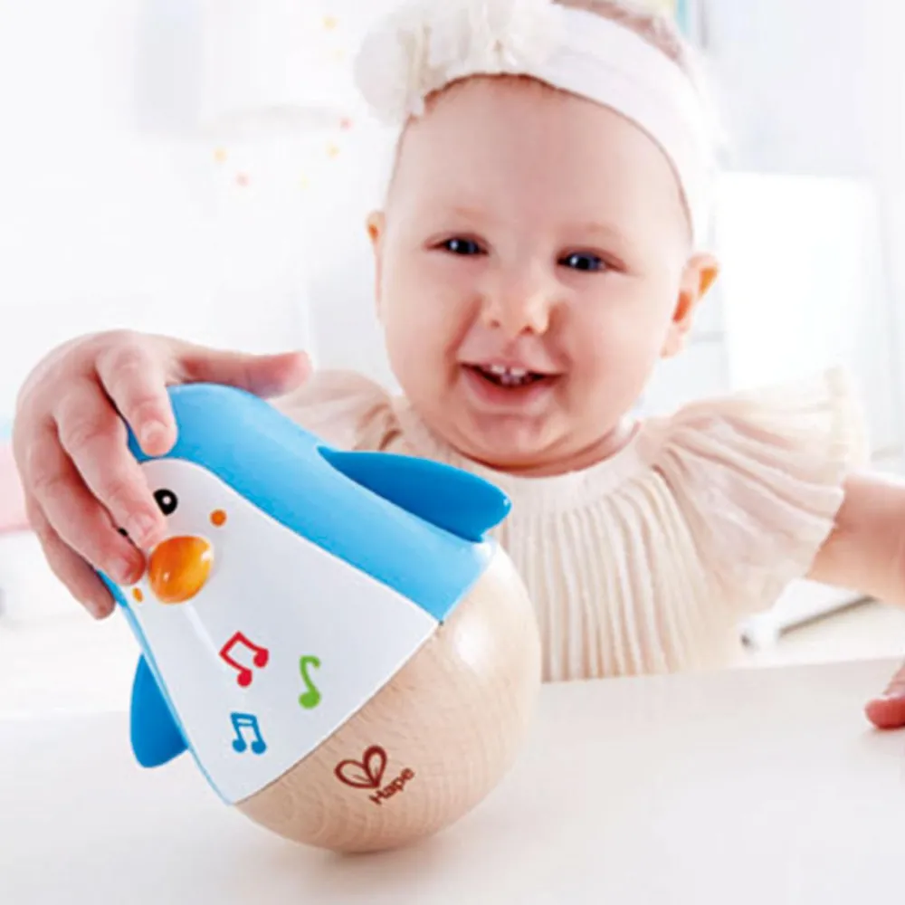 Tumlinge Legetøj|Babylegetøj<Hape Tumling med lyd - Pingvin