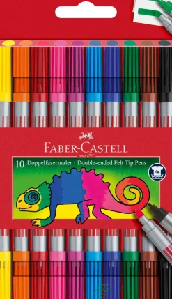 Tegne- & Malegrej<Faber-Castell Tusser dobbelt 10 stk.