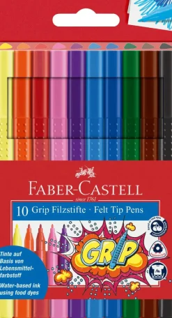 Tegne- & Malegrej<Faber-Castell Tusser Grip 10 stk.