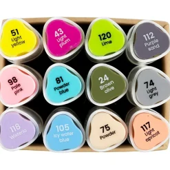 Voksenværk|Påske<Creativ Company Twin Markers - Pastel, 12 stk