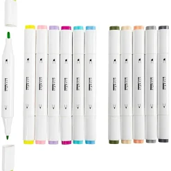Voksenværk|Påske<Creativ Company Twin Markers - Pastel, 12 stk