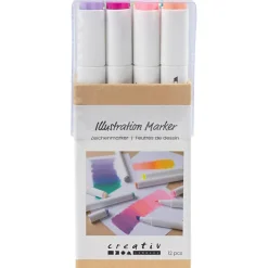 Voksenværk|Påske<Creativ Company Twin Markers - Pastel, 12 stk