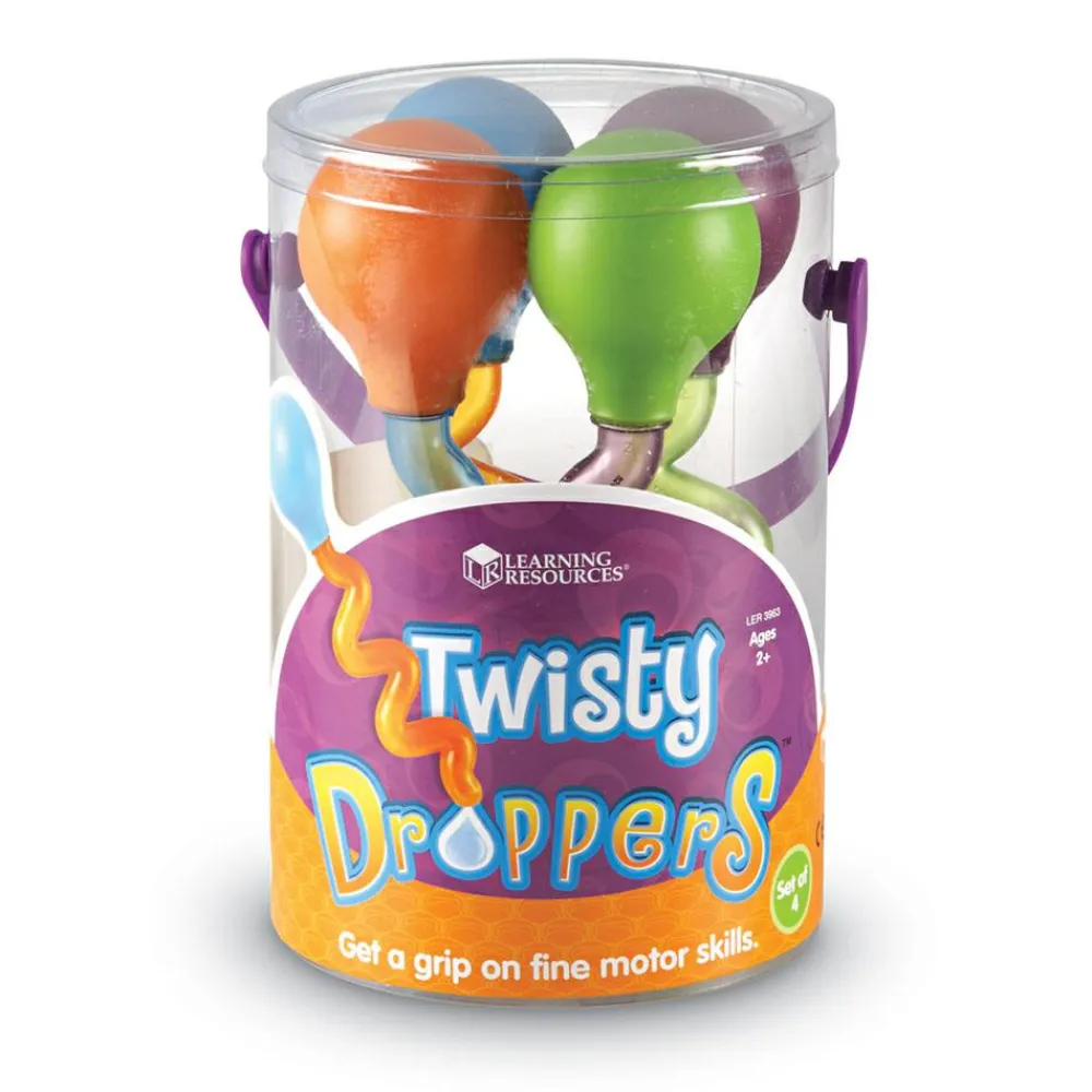 Finmotorik|Skolesjov<Learning Resources Twisty Droppers, 4 stk.