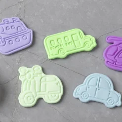 Med I Køkkenet|Kreativ Leg<Creativ Company Udstiksforme m. prægning - Transport, 6 stk