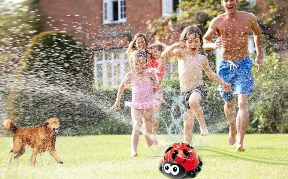 Udeleg< Vandleg - Sprinkler, mariehøne