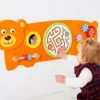 Finmotorik|Babylegetøj< Vægpanel - Bjørn