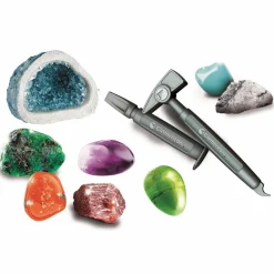 Naturvidenskab|Lav Selv Krystaller<Clementoni Videnskabssæt - Mineraler & geoder