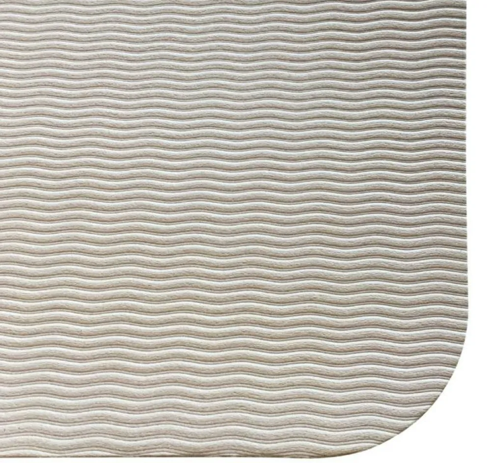 Mindfulness For Børn|Børneyoga< Yogamåtte 183 x 61 cm - Blå/Grå